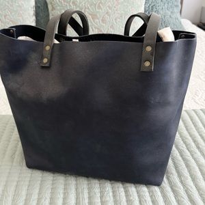 Portland Leather Goods Deep Water Classic Large Tote Original Version